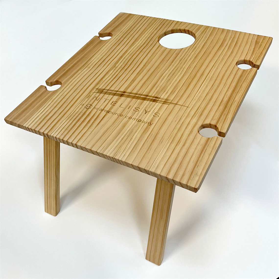 Show details for Foldable Wooden Wine Picnic Table