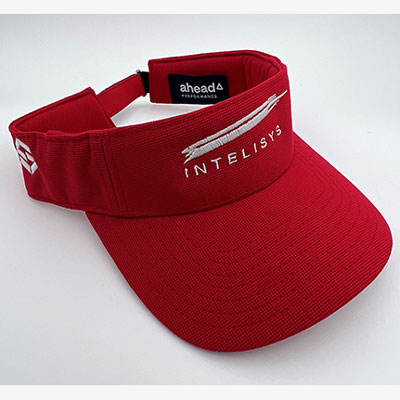 Picture of Low-rise visor-K61 Comfort Sweatband Velcro Closure - Red